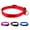 Red, variant on Pet Artist Adjustable Durable Nylon Dog Collar with Quick-Fit Buckle and D-Ring - Multiple Colors Available