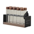 thumbnail image 3 of simhoa Coffee Bean Seal Tubes Display Rack 21.5x9x8cm Portable Multifunctional for Efficient Portion Control Lightweight Wooden Base Long Tubes, 3 of 8