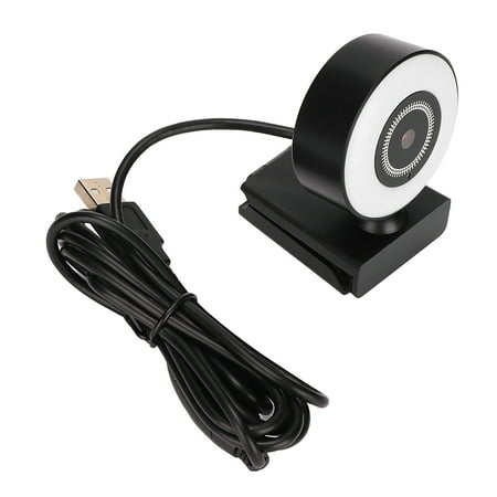 

Computer Camera HD Computer Camera Supplementary Lighting 1080P Flexible Rotate For System For Win10 For Ios System 1080P Fixed Focusing