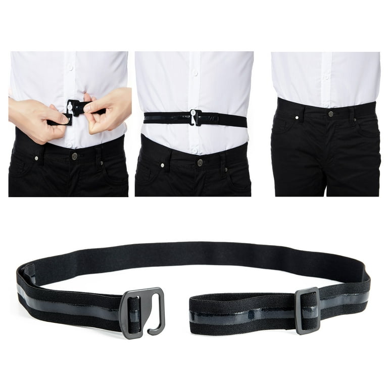 Men's and Women's Elastic Adjustable Tucker shirt stay belt