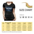 thumbnail image 5 of Yiaed Trump 2024 Make America Great Again Print Womens Tshirts Sleeve Tops Basic Teeshirt Summer Fashion Outfits-Small, 5 of 6