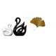 thumbnail image 1 of Figuras de cisne de cerámica, esculturas de ciervo, esculturas de hierro forjado, arte de pared, estatua de hoja de ginkgo, hecha a mano, ad, 1 of 8