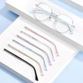thumbnail image 4 of 1 Pair Metal Eyeglasses Universal Repair Tool Eyewear Accessories Replacement Leg Spectacle Frame Glasses Arm PURPLE, 4 of 8