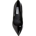 thumbnail image 5 of Steve Madden Daisie Black Patent Pointed Toe Stiletto Heel Slip On Fashion Pumps (Black Patent, 5.5), 5 of 5