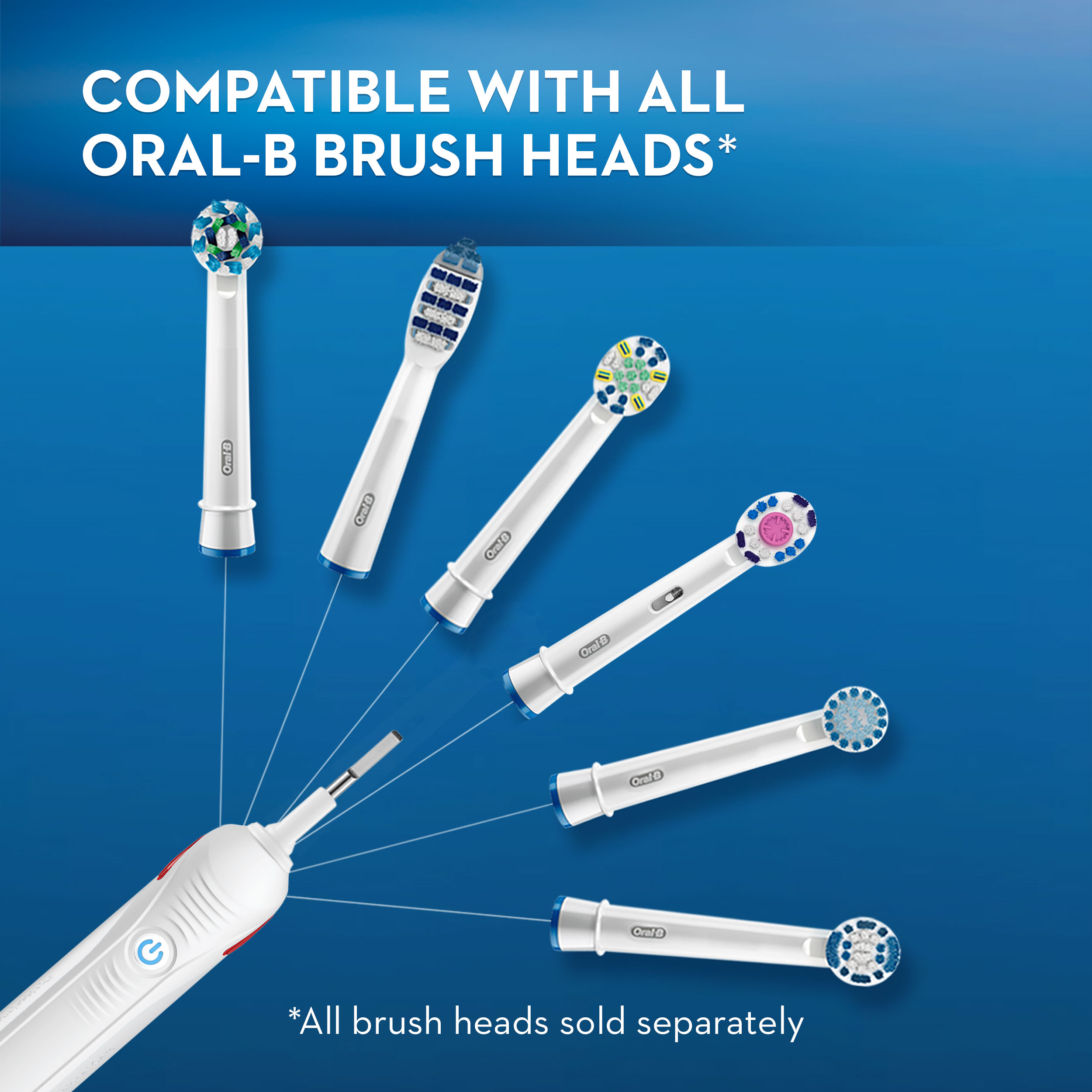 Oral-B Smart 3000 Rechargeable Electric Toothbrush, White, 1 Ct - image 4 of 6