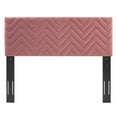 thumbnail image 4 of Tufted Headboard, Full Queen Size, Pink, Velvet, Mid Century Bedroom, Modern Contemporary Boutique HB35227, 4 of 9