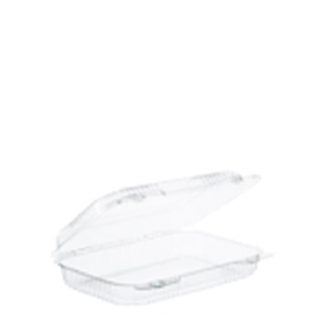 Clear Hinged Lid Containers Medium, Clear 250 per Pack