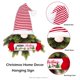 thumbnail image 4 of Gibobby Decoración de Navidad Hada enana Puerta Colgante Muñeca sin rostro Decoración de árbol de Navidad Guirnalda Árbol de Navidad(Verde), 4 of 4