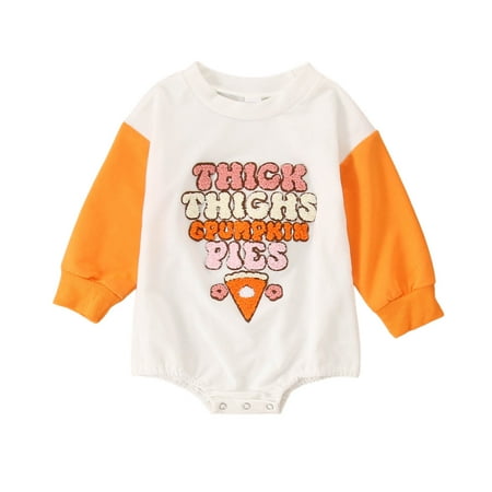 

And Toddler Boys Girls Letter Embroidery Long Sleeve Pullover Romper Sweatshirt Bodysuits Matching Kids Outfits 6-9 Month Girl Clothes Newborn Onesies Boy