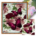 thumbnail image 1 of Kit Punto Cruz Con Rosa Hilo Algodón Ecológico Bordado 14CT 40x50cm, 1 of 9