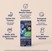 Mommys Bliss Gripe Water Night Time Dietary Supplement with Chamomile and Lemon Balm, 1 Month+, 4 fl oz
