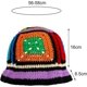 thumbnail image 2 of Women Crochet Hat Floral Crochet Bucket Hat Knitted Hats Fish Hat Travel Outdoor Handmade Knit Hats Fishing Hat Beach Hat, 2 of 4