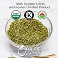 thumbnail image 6 of Organic Way Dried Gotu Kola Cut & Sifted (Centella Asiatica) - Organic & Kosher Certified | Raw, Vegan, Non GMO & Gluten Free | USDA Certified | Origin - India (1/2 lbs / 8 oz), 6 of 9