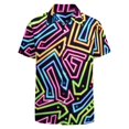 thumbnail image 4 of Camisas con gráficos florales y tortugas divertidas para hombres, ropa con estampado 3D, camisa hawaiana, camisetas Y2K de manga corta, ropa Kawaii, blusa con solapa, 4 of 5