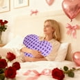 thumbnail image 5 of JoyMoreHome Valentine Day Heart Shape Grid Throw Pillow, Soft Comfortable Breathable Throw Pillow, for Bedroom, Livingroom, Sofa, Office, 5 of 6