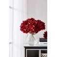 thumbnail image 3 of Cabezas artificiales de hortensia Kislohum, color burdeos, 10 unidades, con tallos, 3 of 7