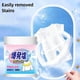 thumbnail image 5 of Quitamanchas concentrado en polvo para ropa | Seguro para prendas de uso diario | Elimina manchas difíciles de leche, sudor, aceite y fruta | Potenciador de detergente para ropa, 5 of 9