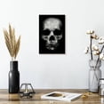 thumbnail image 2 of Elephant Stock Phantom Skull Wall Art - Vertical Canvas Wall Art - Living Room Wall Decor - Gothic Canvas - Black And White Decor - 8" x 12", 2 of 8