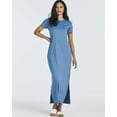 thumbnail image 6 of 3-Pack: Women’s Casual Short Sleeve Maxi Dress – Summer Dress with Slit & Pockets (Available in Plus Size), 6 of 7