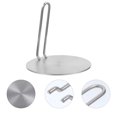 thumbnail image 4 of 1 Set of Heat Diffuser Multipurpose Metal Induction Plate Adapter for Electric Gas Stove with Handle, 4 of 8