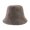 Khaki, variant on Winter Bucket Hats Fuzzy Bucket Hats Plush Bucket Cap Solid Keep Warm Fashion Plush Flat Top Hat for Unisex