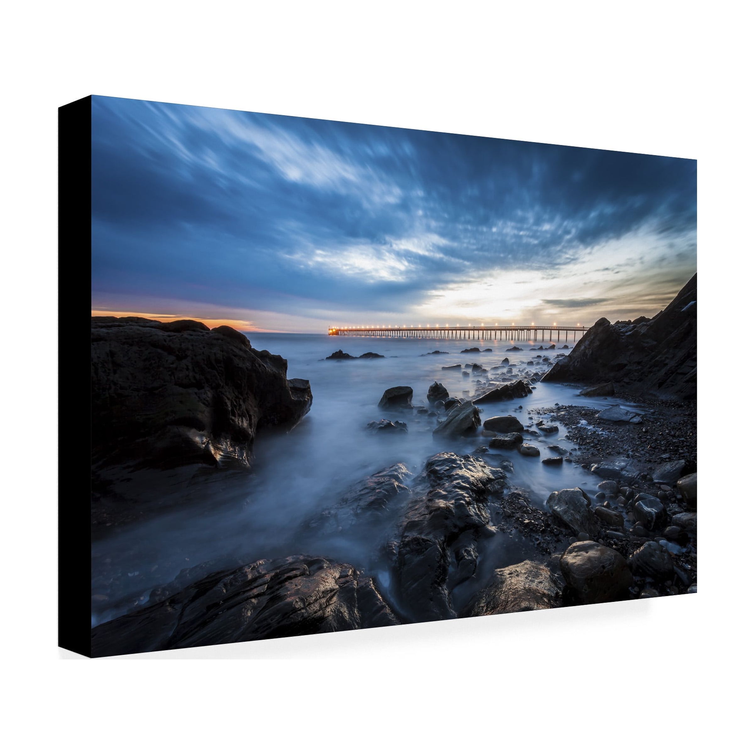 Chris Moyer 'Bacara Twilight' Canvas Art