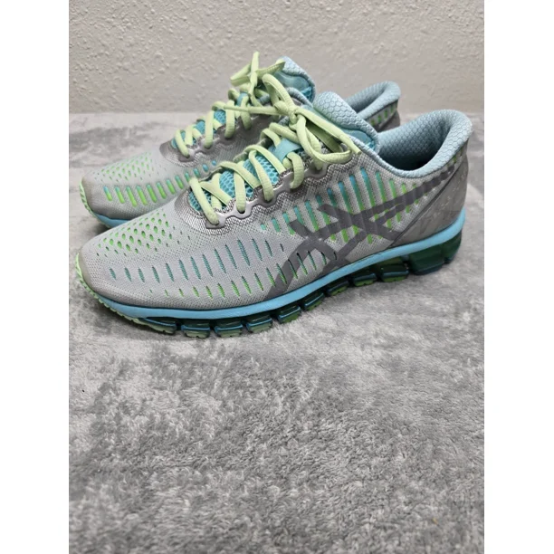 Asics Gel-Quantum 360 Running Shoes Womens 9 1/2 Teal Blue T5J6N Clean!