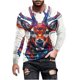 thumbnail image 2 of Blusas y camisas de manga larga con cuello redondo para hombre Blusa de manga larga con cuello redondo y estampado navideño para hombre Blusa de poliéster para hombre, 2 of 4