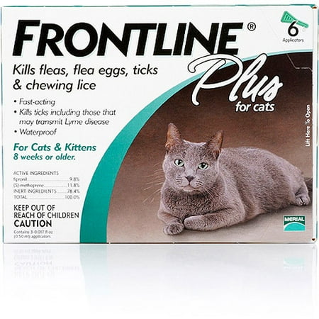 Frontline Plus For Cats, 6pk