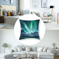 thumbnail image 5 of PIKWEEK Aurora Borealis Pillowcase Night Starry Sky Northern Lights Glitter Colorful Cosmic Stars Pillow Decorative Throw Cushion Cover for Home Couch Bed Multiple specifications Set of 2&nbsp; White, 5 of 7