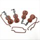 thumbnail image 3 of Accesorios Navideños con Forma de Violín con Vetas de Madera de Papá , Colgantes Pequeños, Decoraciones para Hacer Tú Mismo, 3 of 5