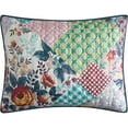 thumbnail image 3 of Nanshing Brenda 3 Piece Patchwork Multicolor Quilt Set King, 3 of 5