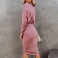 thumbnail image 4 of Vestido De Verano Para Mujer, Paquete De Diseño De Volantes, Paquete De Cadera, Vestido De Cuerpo, Fibra De Poliéster Para Fiesta ANGGREK  No, 4 of 6