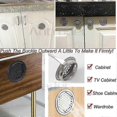 thumbnail image 4 of 5pcs Stainless Steel Air Vent Louver , Silver Round Mesh Hole Vent For Kitchen , Bathroom , Cabinet, 4 of 5