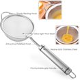 thumbnail image 2 of IGUOHAO Mesh Strainer, 4 Inch Premium Stainless Steel Fine Mesh Food Strainer Kitchen Colander with Good Grip Handle, Silver, 2 of 7