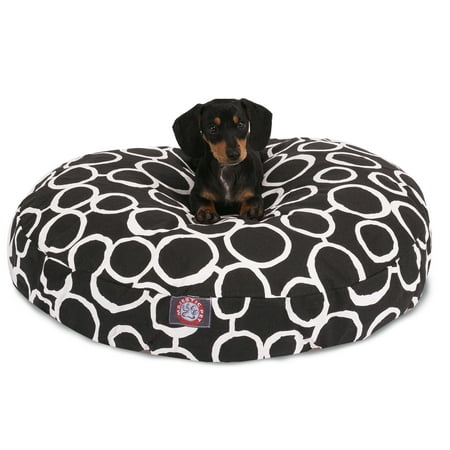 UPC: 0788995506621 | Majestic Pet | Fusion Round Pet Bed For Dogs  Removable Cover  Black  Small