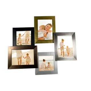 PETAFLOP 5x7 Picture Frames Collage 4 openings Photo Collage Frames for Walls Wo