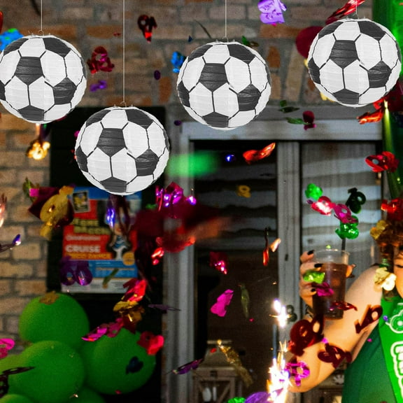 NICEXMAS Sport Birthday Party Decorations Multi Color Paper 1Set for Fan Gear