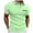 Green, variant on Charmgo Mens T-Shirts Clearance, Men Spring Summer Short Sleeve Button Down Shirts Plaid Lapel Print T Shirt Golf Shirts for Men, Polo Shirts for Men Black XXXL