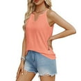 thumbnail image 7 of Levmjia Women Tank Tops Casual V Neck Sleeveless Shirt Soft Stretchy Polyester Spandex Blouse for Yoga Gym Workout Summer Spring Solid Color Loose Fit Comfortable Breathable, 7 of 7