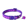 thumbnail image 5 of Walbest Pentagram & Reflective Cat Collar with Bell Basic Dog Cat Collar Buckle Adjustable Polyester Cat Dog Collar or Seatbelts, 5 of 5