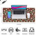 thumbnail image 5 of Long Mouse Pads for Desk,Brown Christmas Dessert Pattern Desk Mats on Top Of Desks, Desk Mouse Pad Extra Large with 3mm Non-Slip Base and Stitched Edge for Gaming,Office,Work,Home 35.4x15.7in, 5 of 5