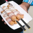 thumbnail image 2 of Miangastore 8pcs Marshmallow Roasting Sticks Set Extendable 11.2 Inch Long Metal Barbecue Skewers With Handle For Marshmallow Hot Dogs Camping Bbq Grill, 2 of 9