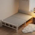 thumbnail image 2 of Cama plegable individual para adultos, hogar, oficina, plegable, 1,2 m, habitación de alquiler Simple, dormitorio, siesta, cama pequeña, dormitorio, cama de hierro duro, 2 of 4