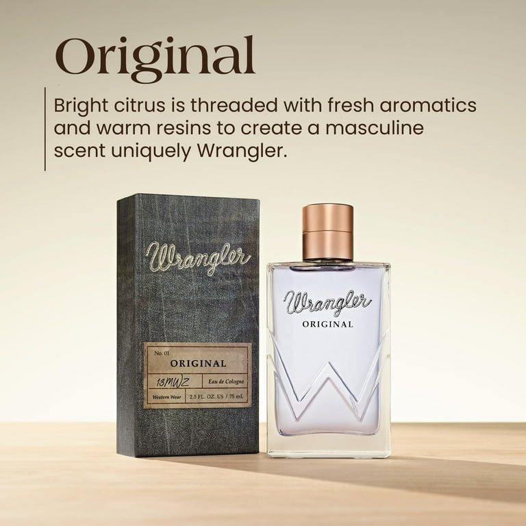 Wrangler Iconic True Perfume - Original Cologne For Him, 2.5 fl oz
