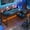Black, variant on DurayLoly 48.1'' Gaming Desk with Printer Shelf & LED Lights, Reversible Computer Desk with Power Outlets & Drawers, Gaming Table with Hooks for Headphone,Small Desk for Teens, Bedroom & Dorm,Black