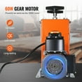 thumbnail image 3 of VEVOR Automatic Wire Stripping Machine, 0.06''-0.98'' Electric Motorized Cable Stripper, 60 W, Wire Peeler with Visible Stripping Depth Reference, 6 Round & 1 Flat Channels for Scrap Copper Recycling, 3 of 9
