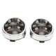 thumbnail image 1 of Pair Motorcycle Turn Signal Light Lens Cover Front Rear Replacement for TOURING FLHX FLTRI FLHRS 2000up(Chrome Smoky ), 1 of 5