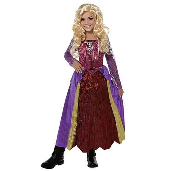 Salem Witch Silly Hocus Pocus Inspired Sarah Child Halloween Costume MD 8-10