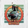 thumbnail image 2 of Men's Star Wars Retro Boba Fett Graphic Tee White X Large, 2 of 5